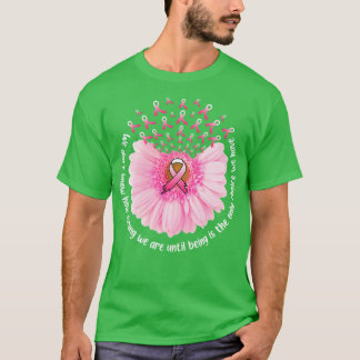 T-shirt Sensibilisation Au Tournesol Ruban Rose En Octobre