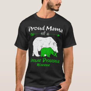 T-shirt Sensibilisation au trouble bipolaire de la maman o