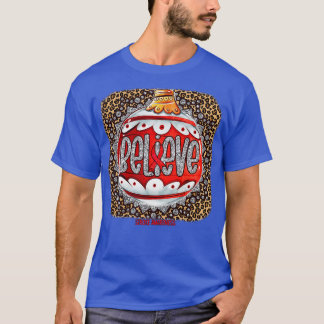T-shirt Sensibilisation aux AVC Croire Ornament Leopar