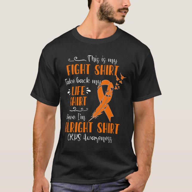 T-shirt Sensibilisation aux CRPS Mon combat (Devant)