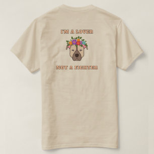 T-shirt Sensibilisation aux dangers : Lover Not a Fighter