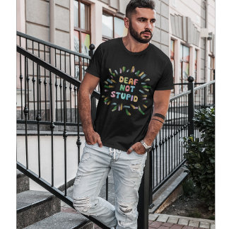 T-shirt Sensibilisation aux déficiences auditives non stup