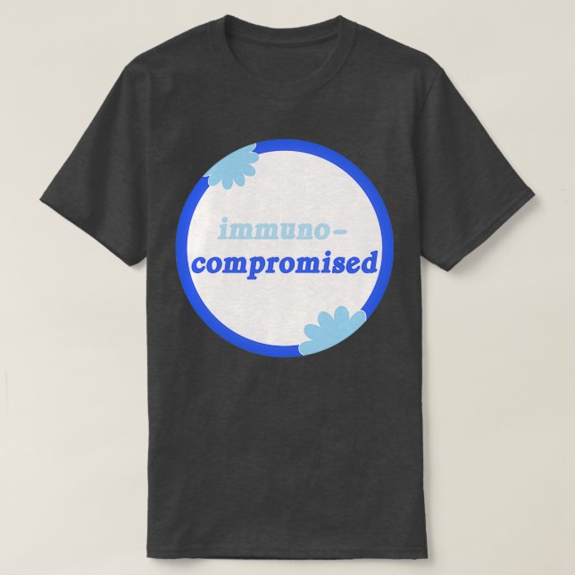 T-shirt Sensibilisation aux handicaps Compromis Immuno (Design devant)