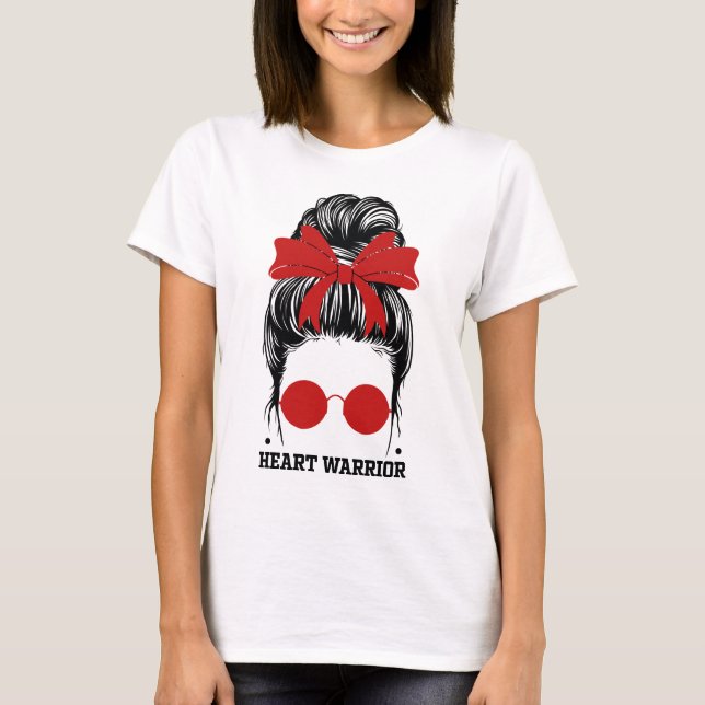 T-shirt Sensibilisation aux maladies cardiaques (Devant)