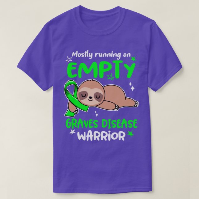 T-shirt Sensibilisation Aux Maladies De Graves Fonctionnan (Design devant)