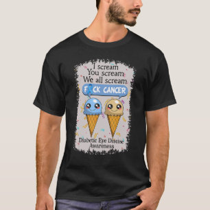 T-shirt Sensibilisation aux maladies des yeux diabétiques 