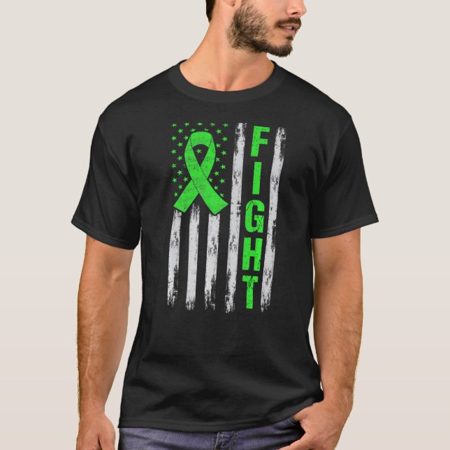 T-shirt Sensibilisation aux maladies du rein Drapeau améri (Devant)
