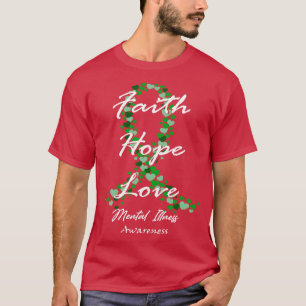 T-shirt Sensibilisation aux maladies mentales Foi Espéranc