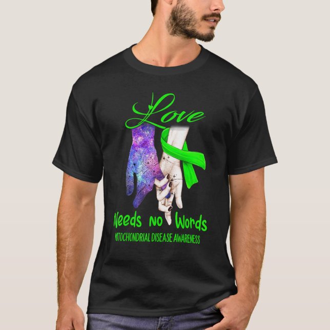 T-shirt Sensibilisation aux maladies mitochondriales, l'am (Devant)