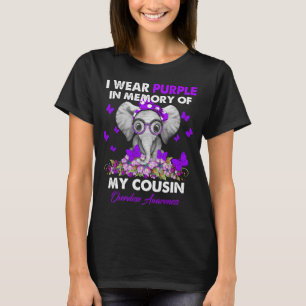 T-shirt Sensibilisation aux surdoses de papillon éléphant 