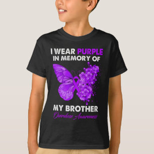 T-shirt Sensibilisation aux surdoses de papillon Je porte 