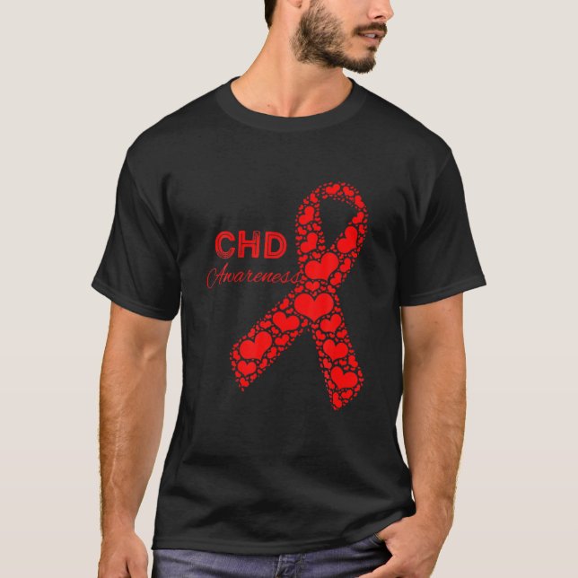 T-shirt Sensibilisation aux troubles cardiaques congénitau (Devant)