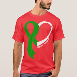 T-shirt Sensibilisation bipolaire Les gens aiment le Ruban