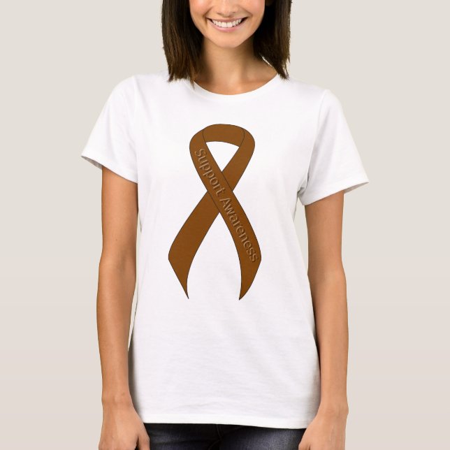 T-shirt Sensibilisation Brown au soutien du carbone (Devant)