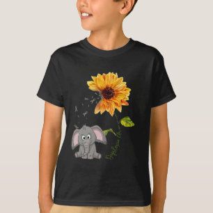 T-shirt Sensibilisation Costume de tournesol Elephant Ribb