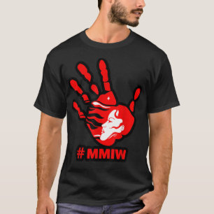 T-shirt Sensibilisation de la MMIW Femmes autochtones Art