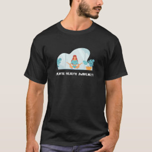 T-shirt Sensibilisation des femmes à la santé mentale Yoga