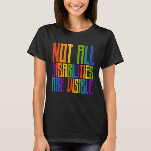 T-shirt Sensibilisation Des Handicapés Toutes Les Personne
