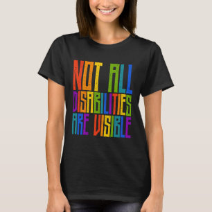T-shirt Sensibilisation Des Handicapés Toutes Les Personne