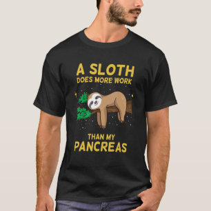T-shirt Sensibilisation Diabétique Un Fente Fonctionne Plu