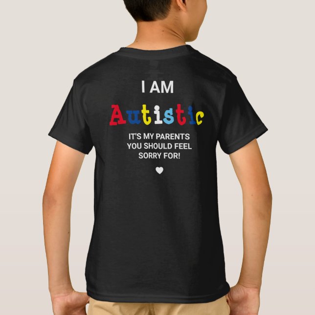 T-shirt Sensibilisation drôle à l'autisme | TSA (Dos)