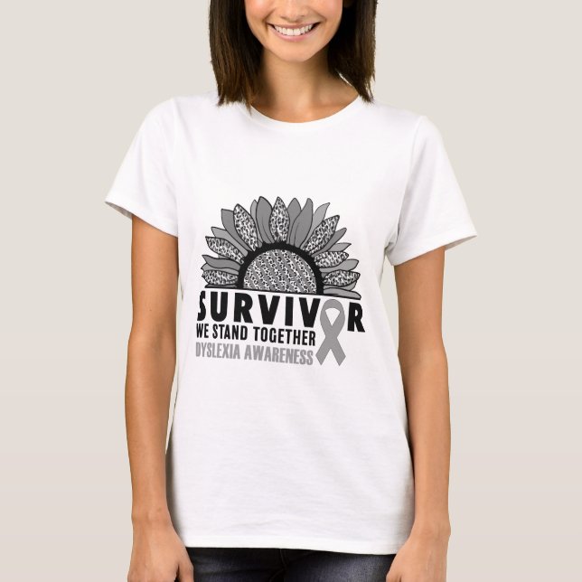 T-SHIRT SENSIBILISATION DYSLEXIA (Devant)
