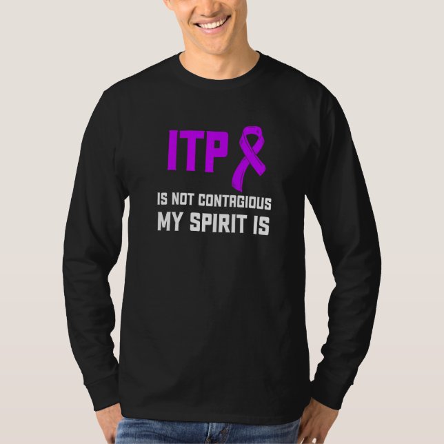 T-shirt Sensibilisation Itp Thrombocytopénie Immune Thromb (Devant)
