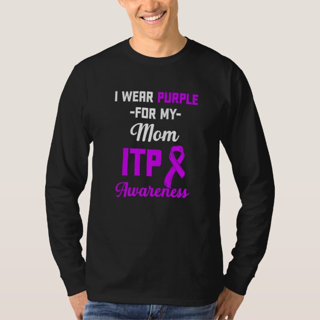 T-shirt Sensibilisation Itp Thrombocytopénie Immune Thromb (Devant)