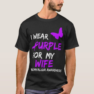 T-shirt Sensibilisation Je Porte Du Violet Pour La Femme 2