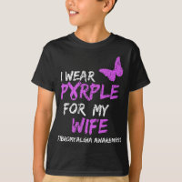 Sensibilisation Je Porte Du Violet Pour Ma Femme