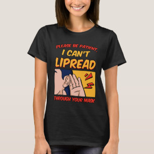 T-shirt Sensibilisation Lipreading Perte auditive Asl
