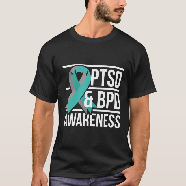 T-shirt Sensibilisation Ptsd Et Bpd (Devant)