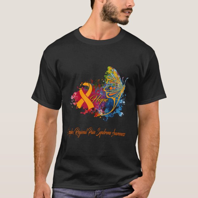 T-shirt Sensibilisation régionale complexe au syndrome de  (Devant)