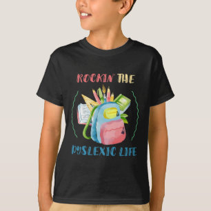 T-shirt Sensibilisation Rockin' The Dyslexic Dyslexia Ther