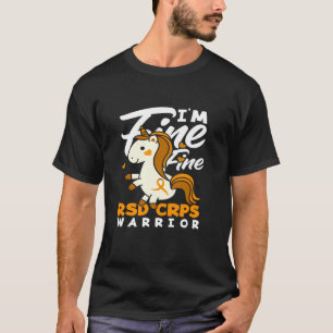 T-shirt Sensibilisation RSD CRPS Je vais bien Guerrier bie