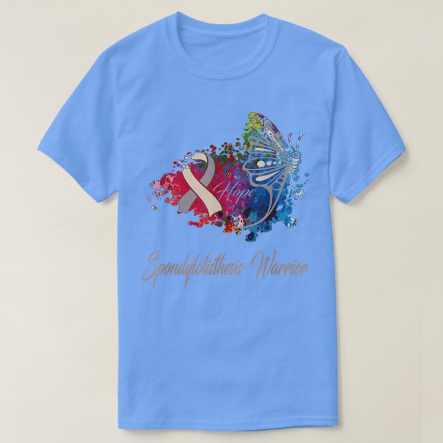 T-shirt sensibilisation spondylolisthèse (Design devant)