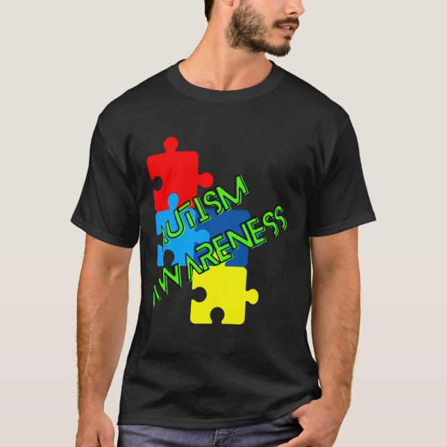 T-shirt Sensibilisation sur l'autisme (Devant)