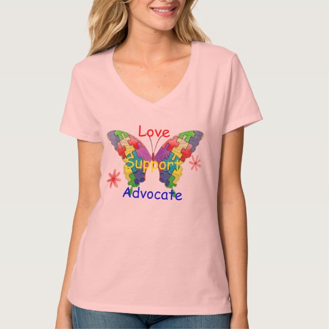 T-shirt Sensibilisation sur l'autisme (Devant)