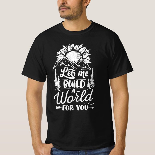 T-SHIRT SENSIBILISATION SUR L'AUTISME - (Devant)