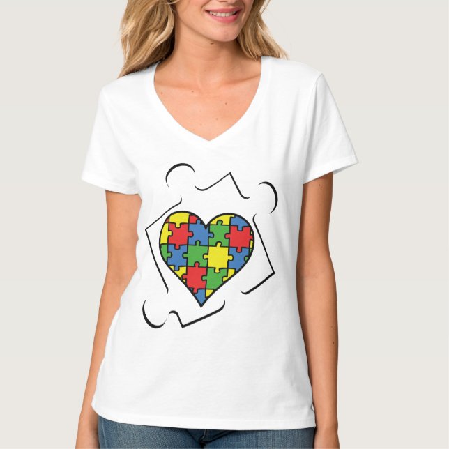 T-shirt Sensibilisation sur l'autisme (Devant)