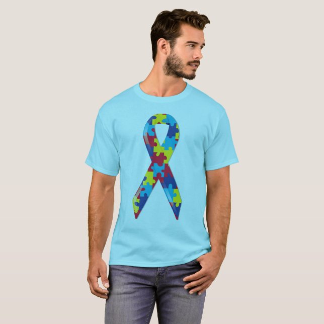 T-shirt Sensibilisation sur l'autisme (Devant entier)
