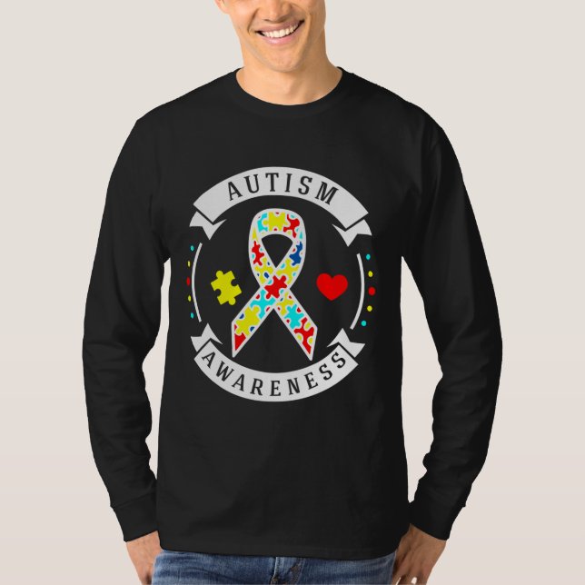 T-shirt Sensibilisation sur l'autisme (Devant)