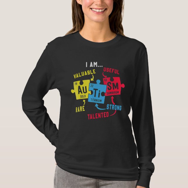 T-shirt Sensibilisation sur l'autisme (Devant)