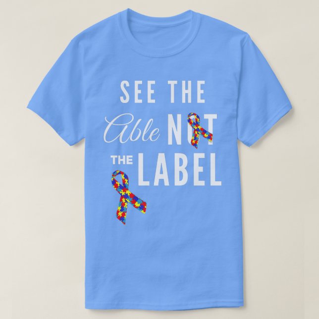 T-shirt Sensibilisation sur l'autisme (1) (Design devant)