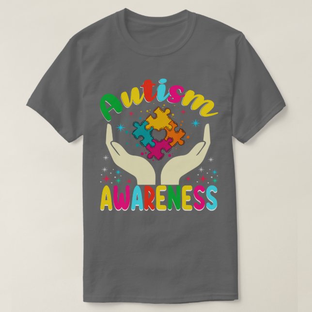 T-shirt Sensibilisation sur l'autisme 18 (Design devant)