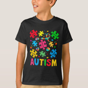 T-shirt Sensibilisation sur l'autisme Accepter Adapt Advoc