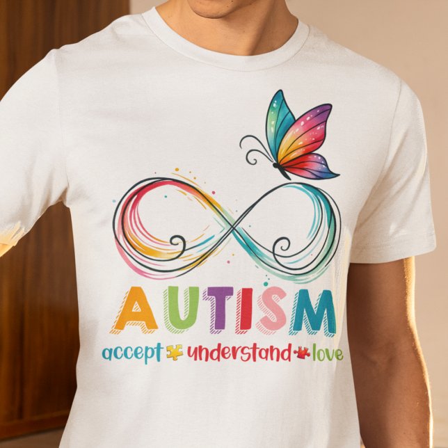 T-shirt Sensibilisation sur l'autisme Accepter Comprendre  (Créateur téléchargé)