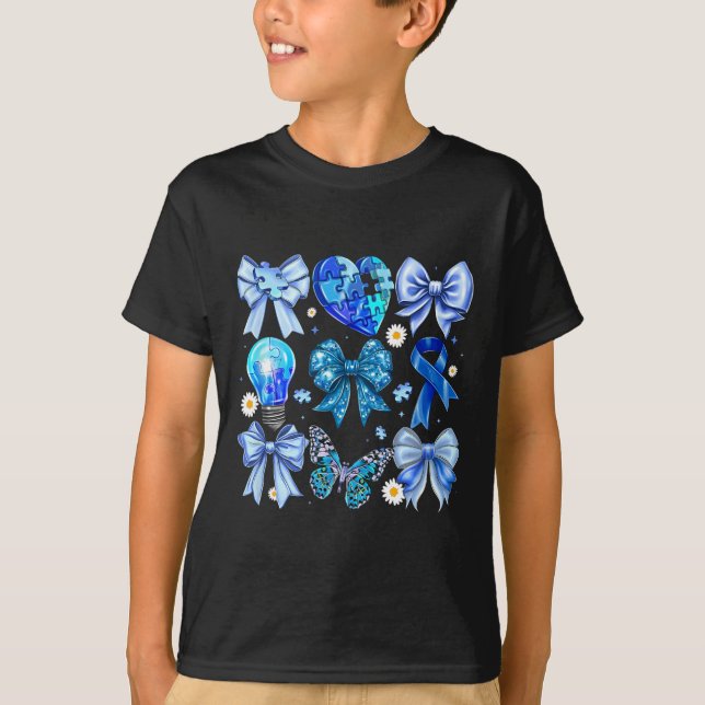 T-shirt Sensibilisation sur l'autisme Accepter Comprendre  (Devant)