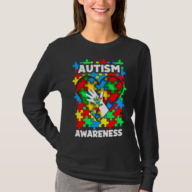 T-shirt Sensibilisation sur l'autisme Autisme Acceptation  (Devant)