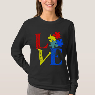 T-shirt Sensibilisation sur l'autisme Autisme Maman Tee As